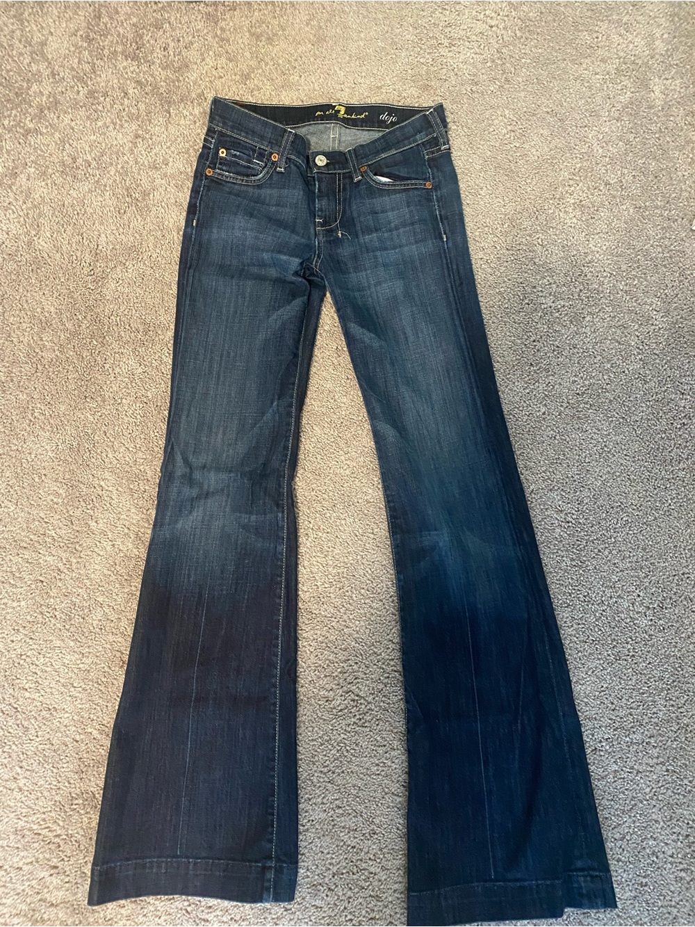 7 For All Mankind Dojo Flare Bootcut Jeans - Size 25